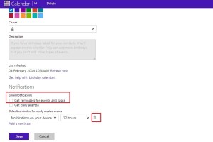Outlook Bday Reminder